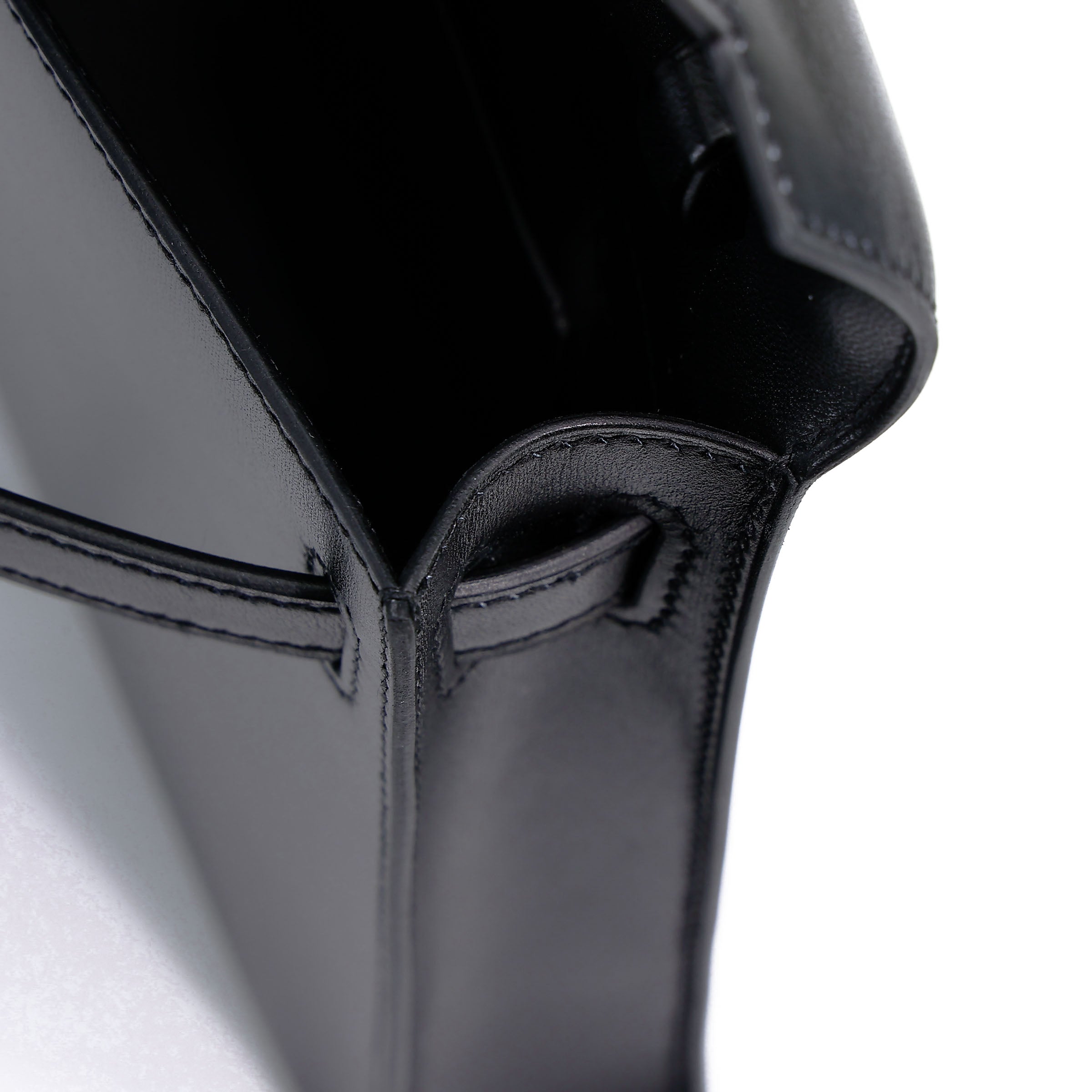 HERMÈS Kelly Elan Noir (89) Box-calf Palladium hardware K (2025)