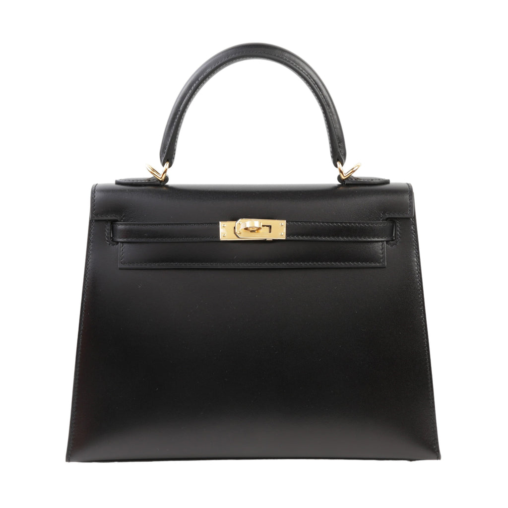 HERMÈS Kelly 25 Sellier Black (89) (2023)