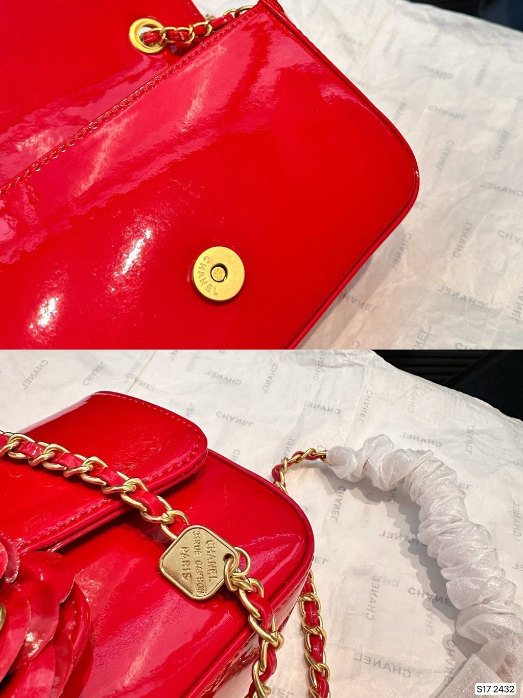 Chanel Rope Flower Handbag