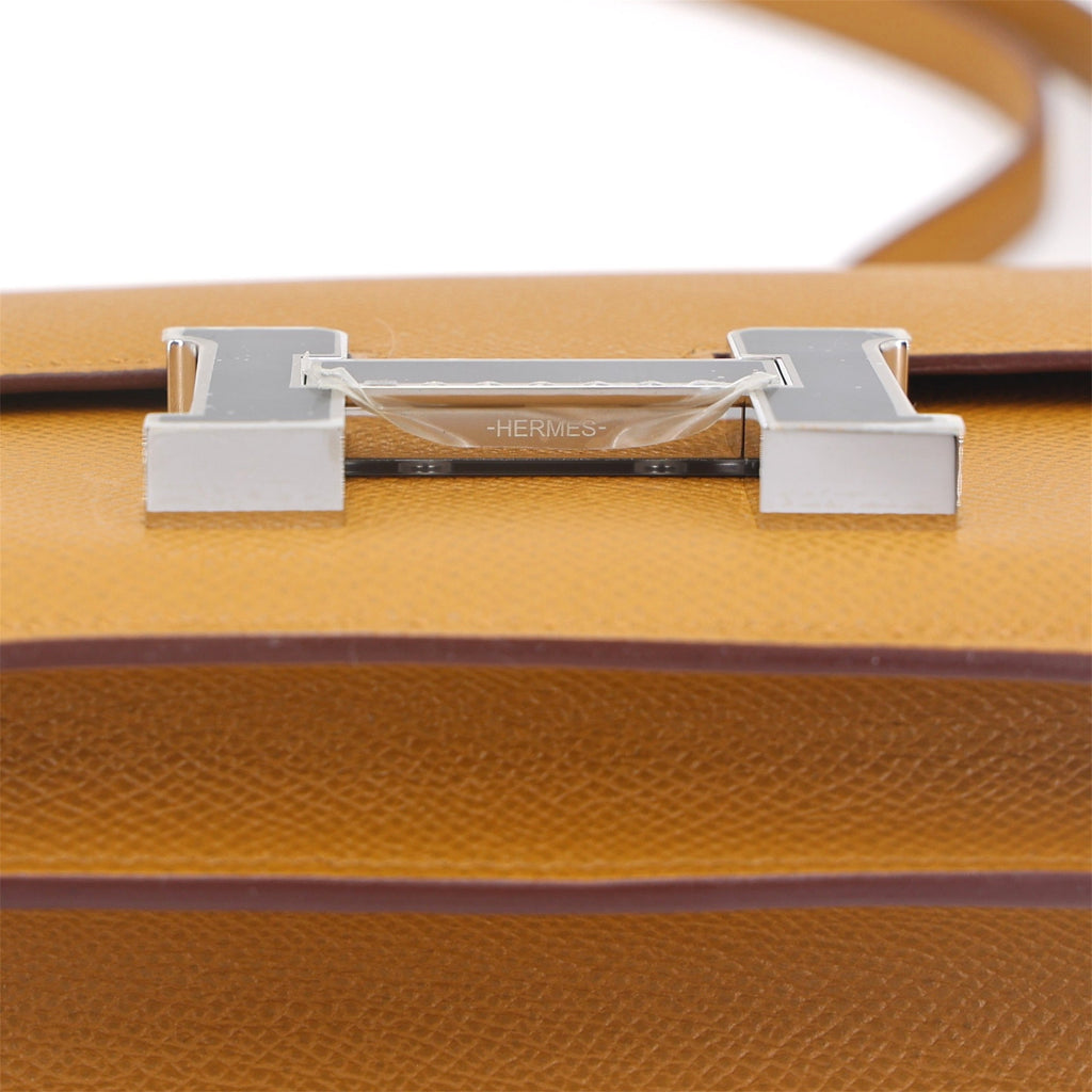 HERMÈS Constance Mini Sesame (2S) Noir (89) Epsom Enamel hardware W (2024)