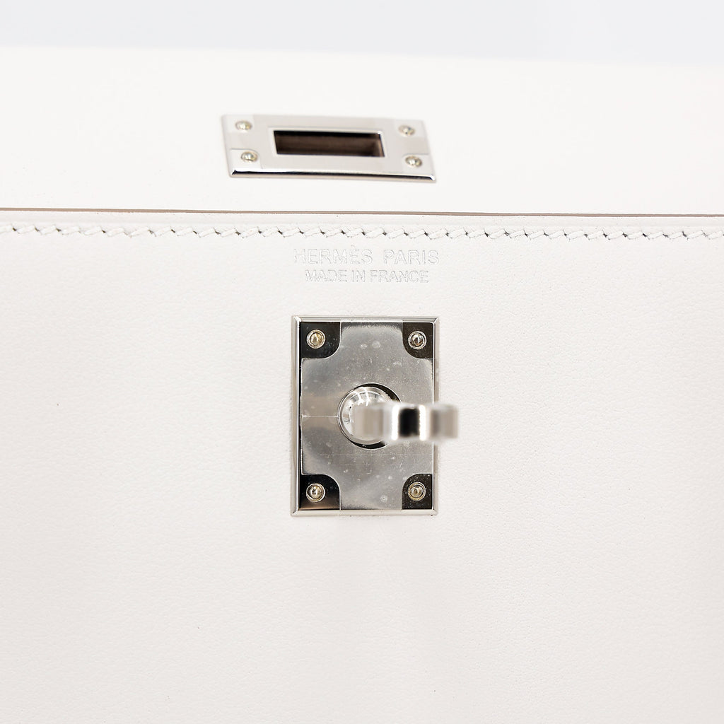 HERMÈS Kelly Danse Gris Pale (M4) Swift Palladium hardware W (2024)