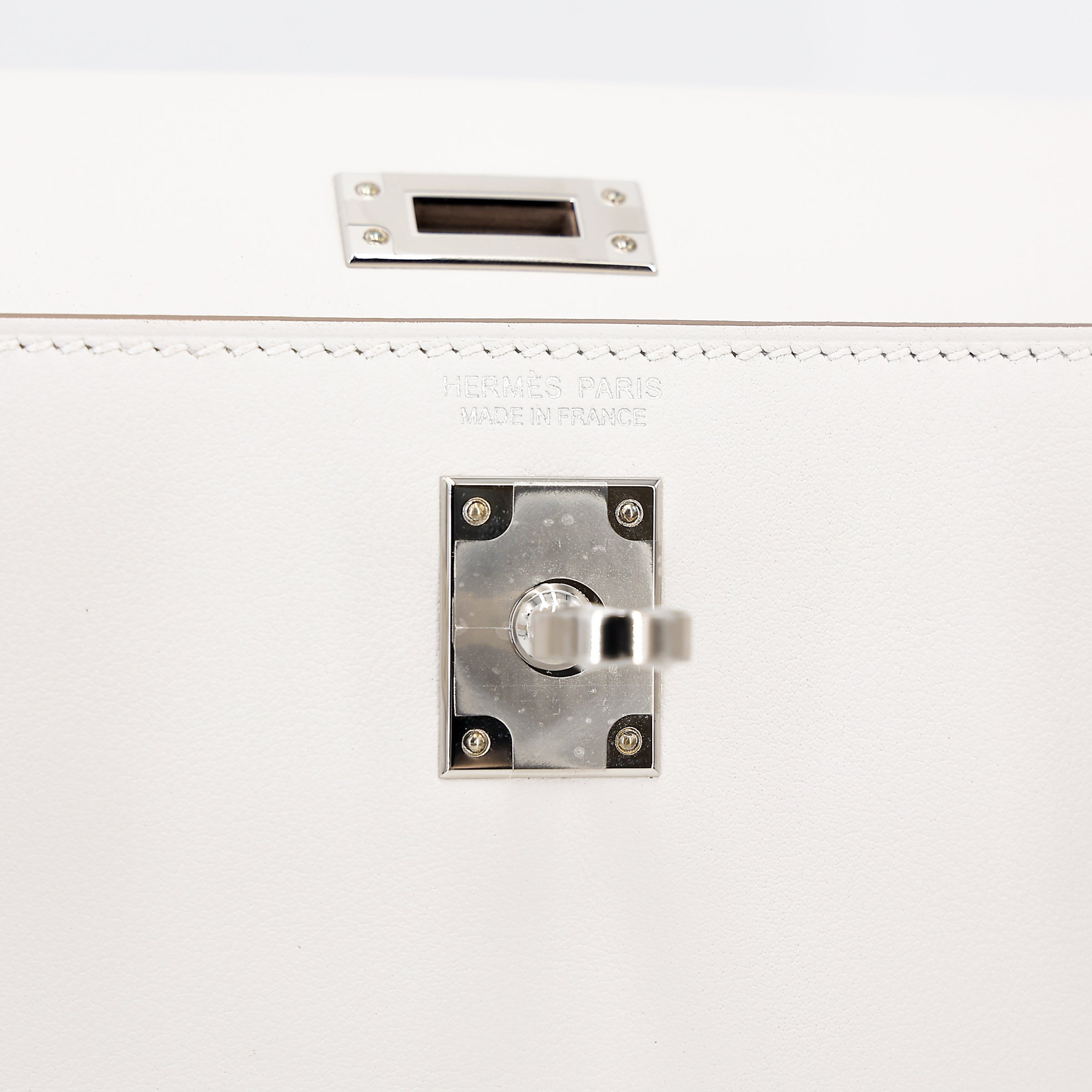 HERMÈS Kelly Danse Gris Pale (M4) Swift Palladium hardware W (2024)