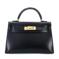 HERMÈS Mini Kelly II Black (89) (2020)