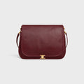 Celine SOFT TRIOMPHE BESACE IN SUPPLE SHINY LAMBSKIN 2025