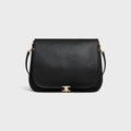 Celine SOFT TRIOMPHE BESACE IN SUPPLE SHINY LAMBSKIN 2025
