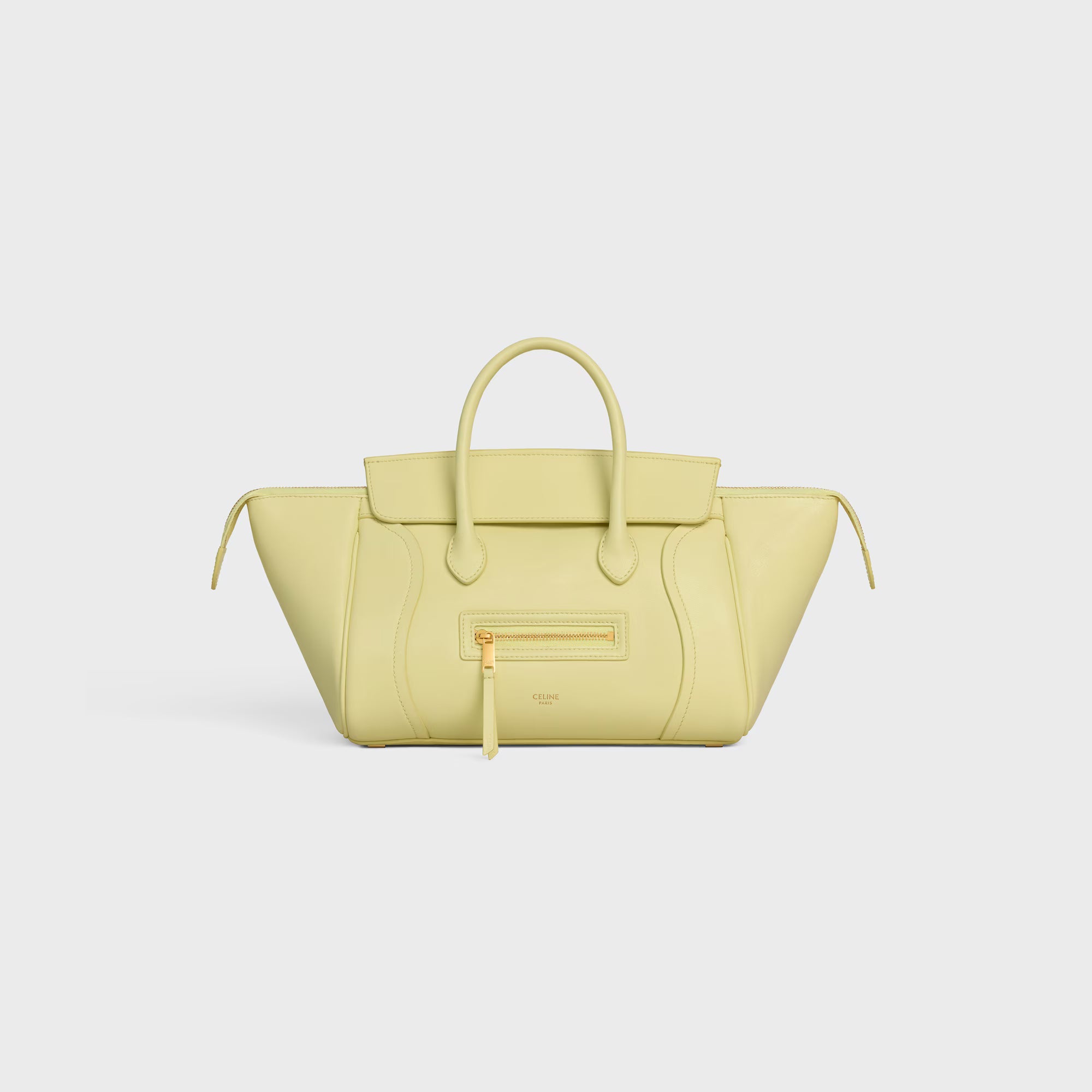 Celine SMALL NEW LUGGAGE IN SUPPLE SHINY LAMBSKIN 2025