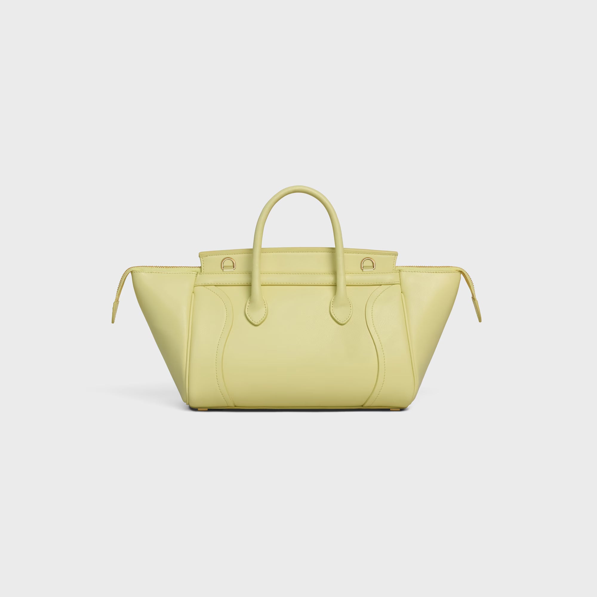 Celine SMALL NEW LUGGAGE IN SUPPLE SHINY LAMBSKIN 2025
