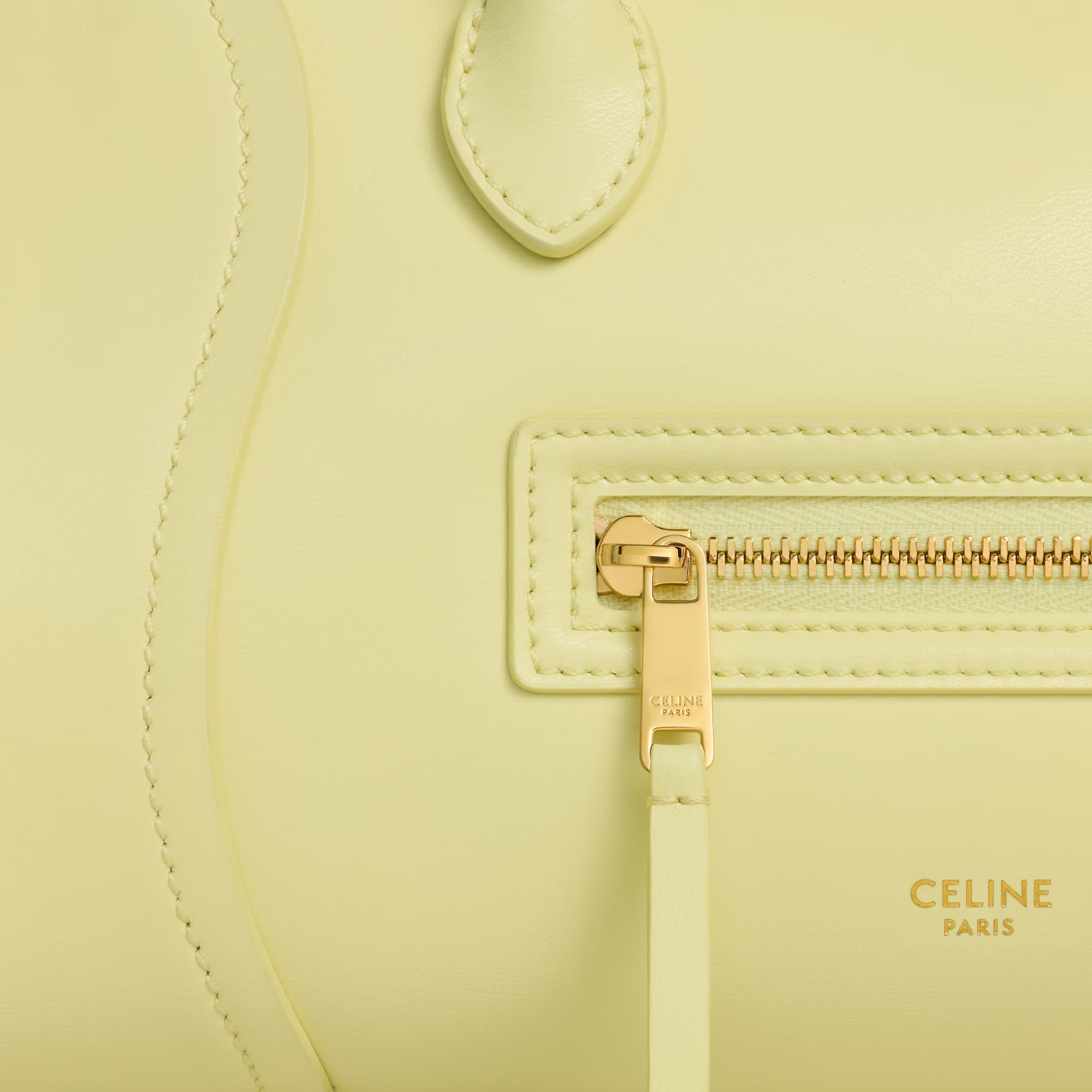 Celine SMALL NEW LUGGAGE IN SUPPLE SHINY LAMBSKIN 2025