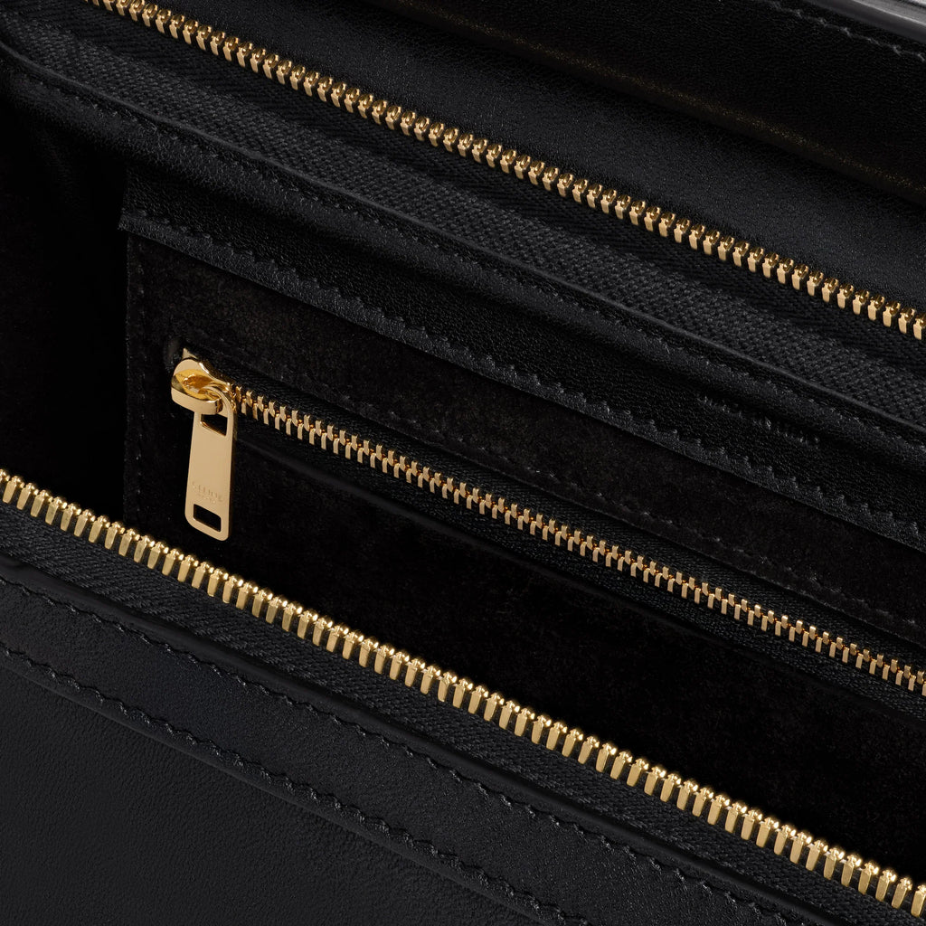 Celine SMALL NEW LUGGAGE IN SUPPLE SHINY LAMBSKIN 2025
