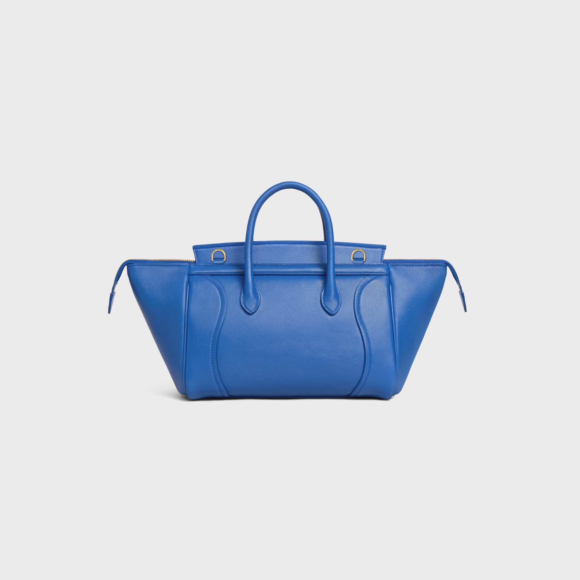 Celine SMALL NEW LUGGAGE IN SUPPLE SHINY LAMBSKIN 2025