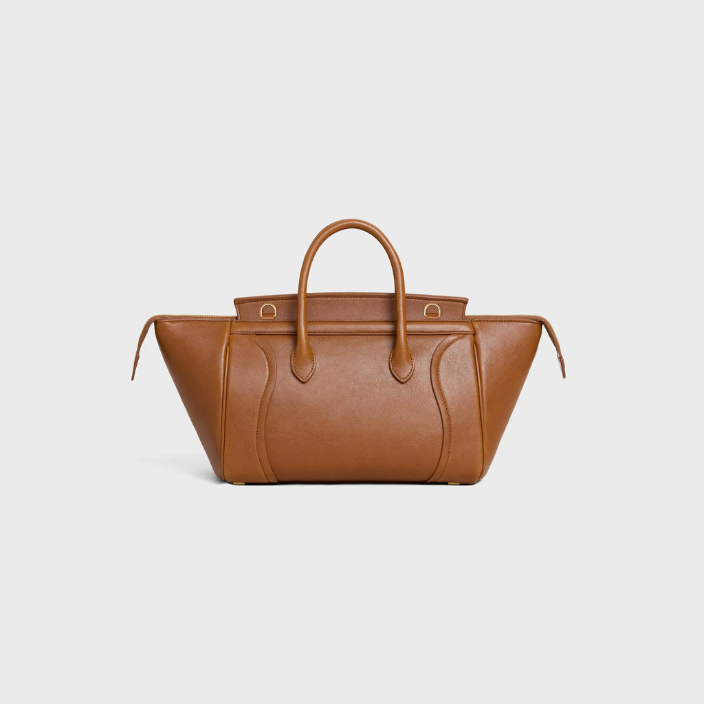 Celine SMALL NEW LUGGAGE IN SUPPLE SHINY LAMBSKIN 2025