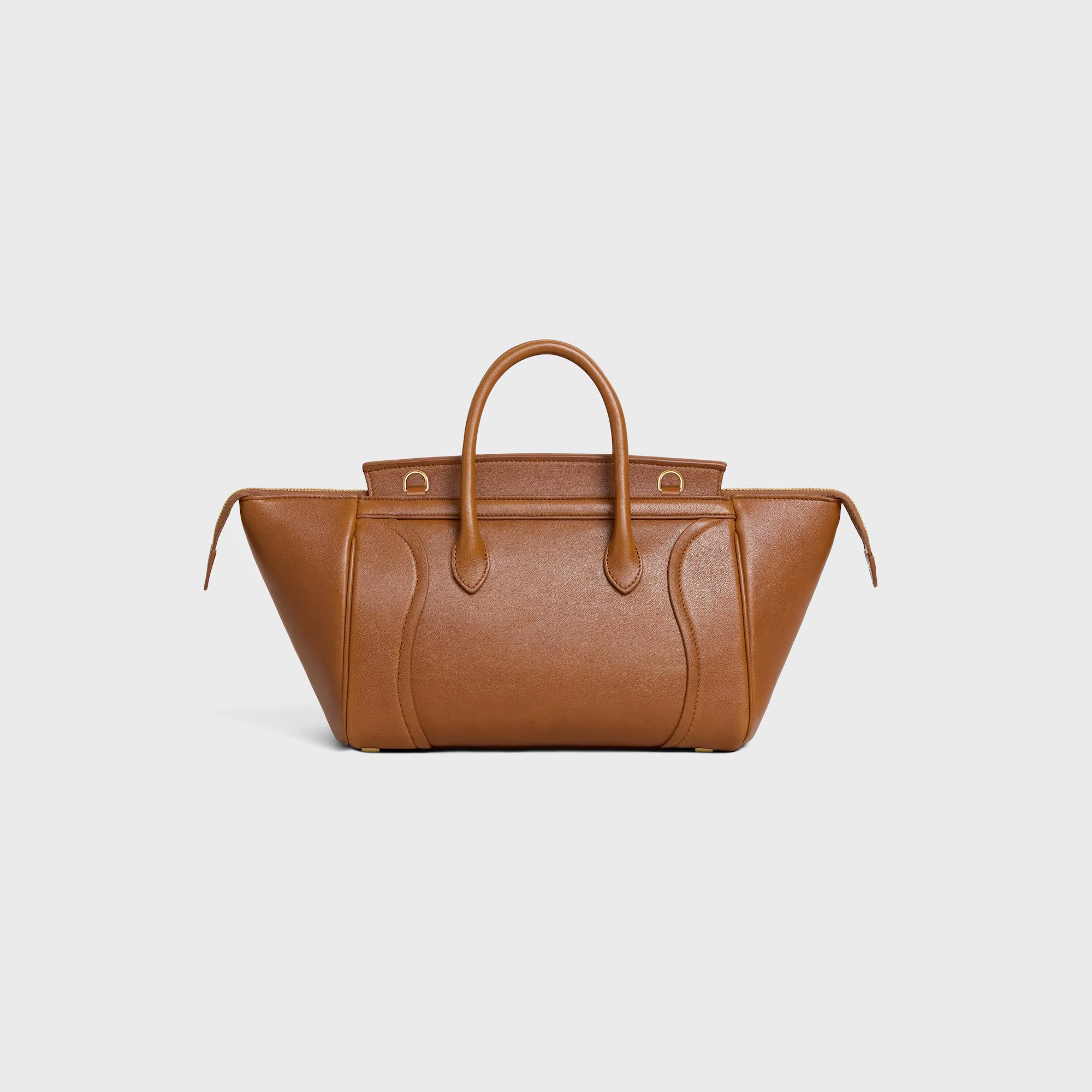 Celine SMALL NEW LUGGAGE IN SUPPLE SHINY LAMBSKIN 2025