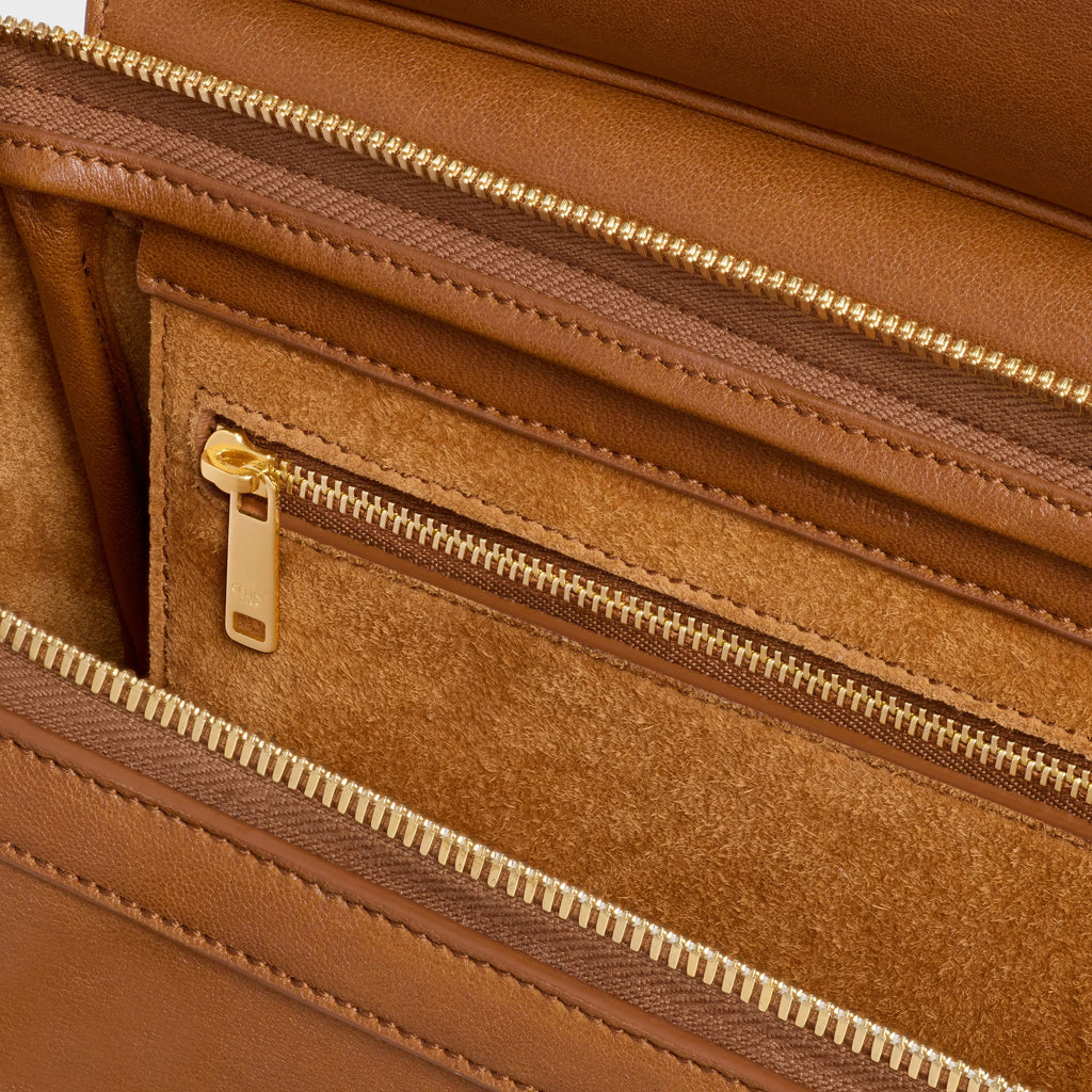 Celine SMALL NEW LUGGAGE IN SUPPLE SHINY LAMBSKIN 2025
