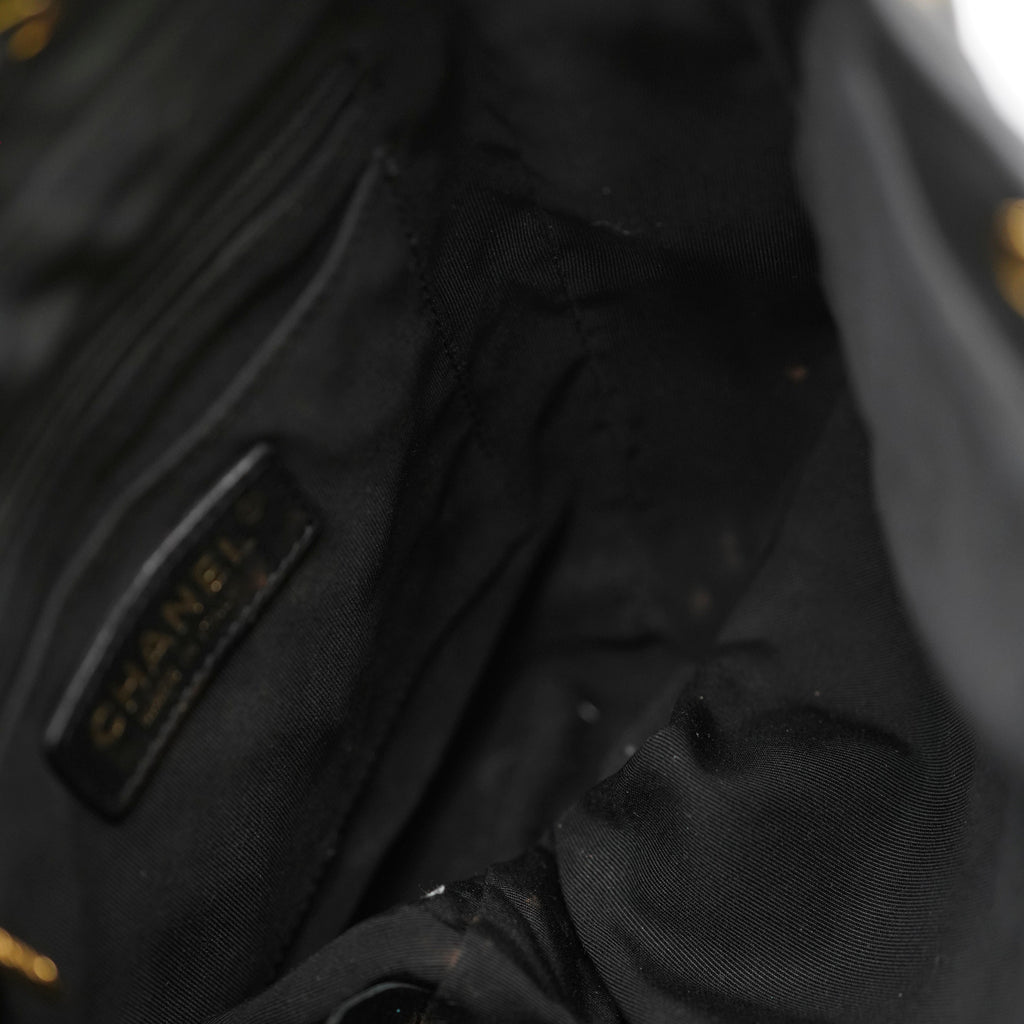 Black Quilted Calfskin Urban Spirit Backpack