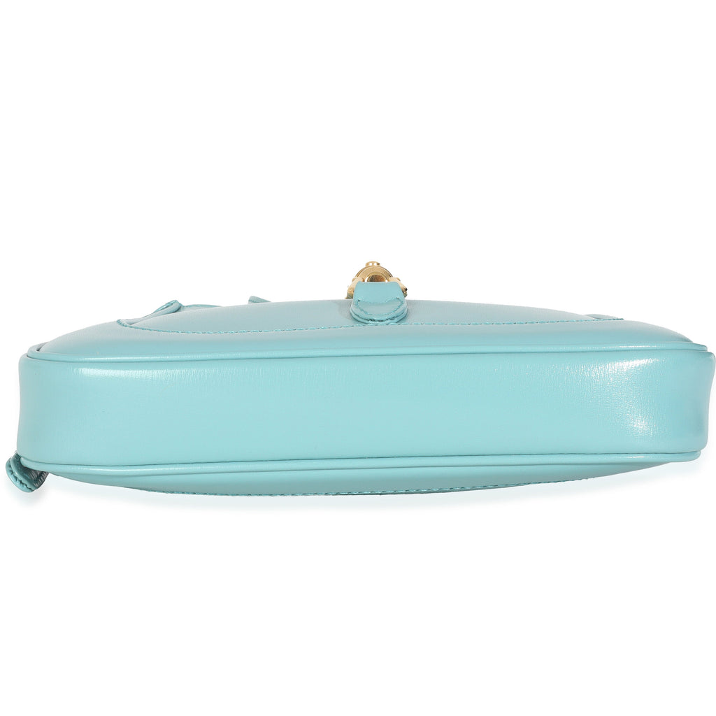 Dusty Azure Boarded Dyana Lux Calfskin Mini Jackie 1961 Hobo