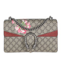 Beige Multicolor Dry Rose GG Supreme Canvas Blooms Medium Dionysus Bag