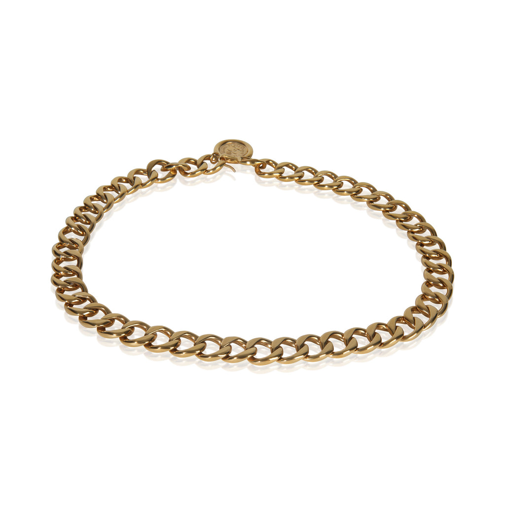 Gold-Plated Vintage 1990s Medallion Link Belt