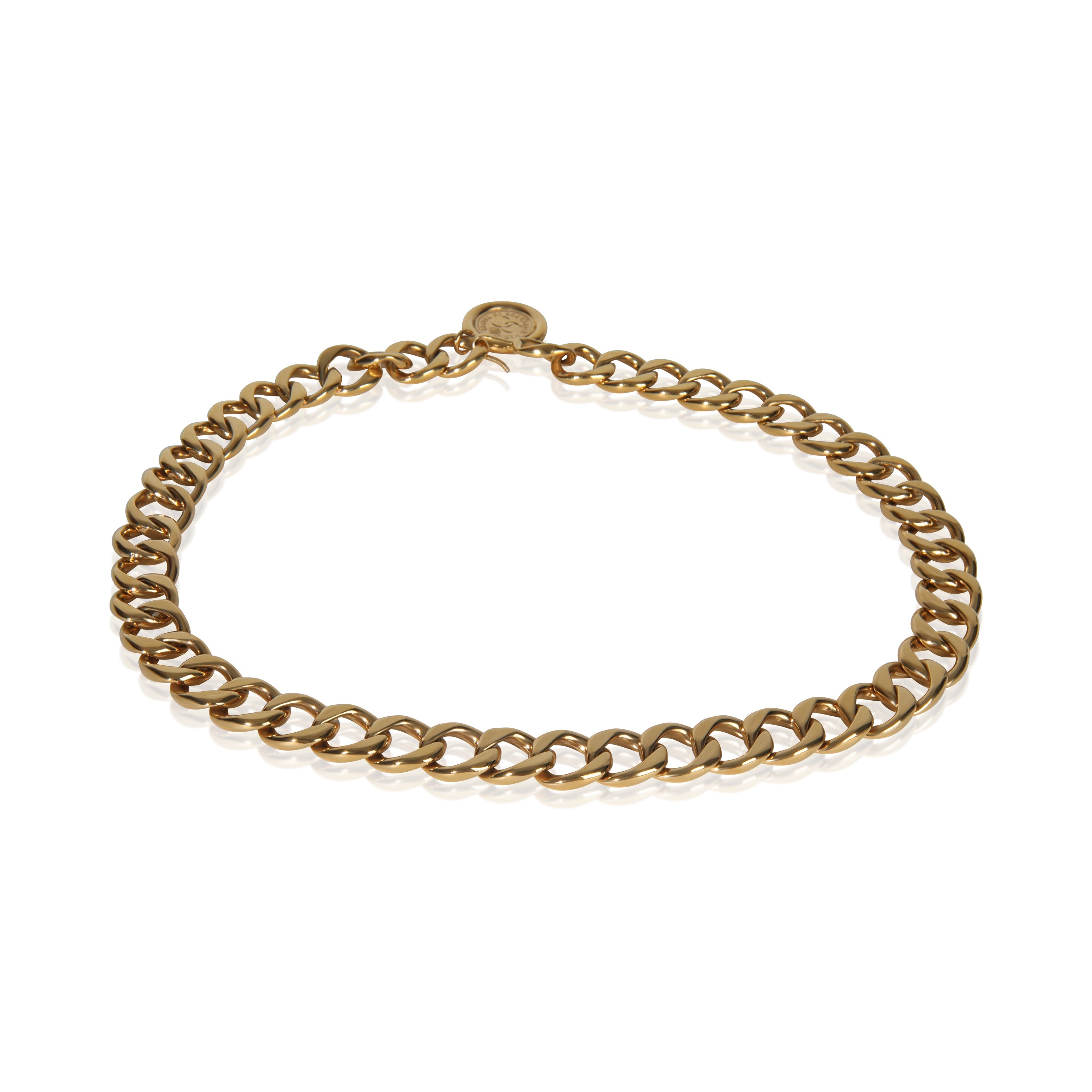 Gold-Plated Vintage 1990s Medallion Link Belt