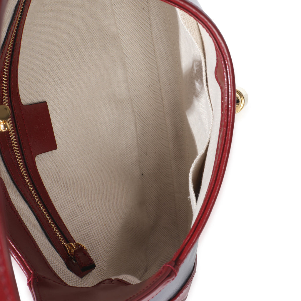 Red Blue Boarded Dyana Lux Calfskin Bi-Color Small Jackie 1961 Hobo