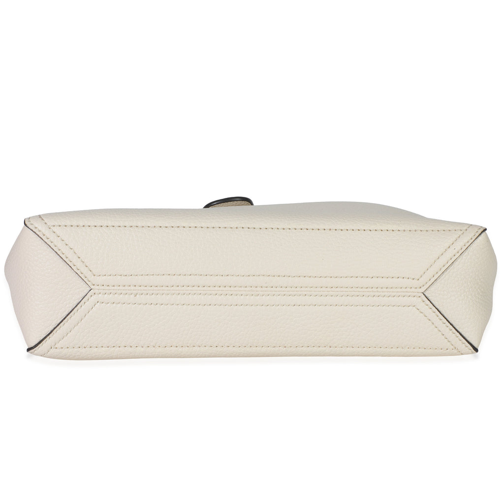 White Calfskin GG Marmont Tote