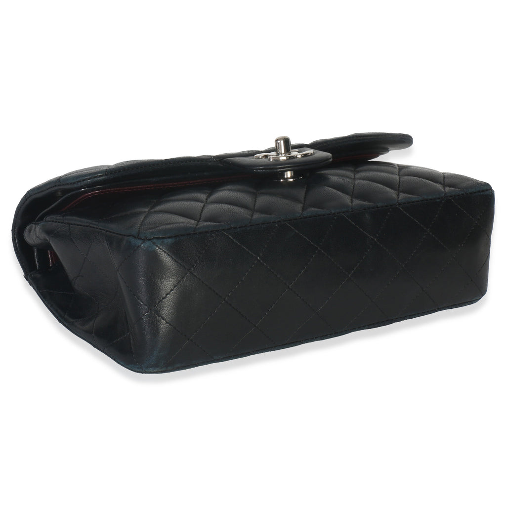 Black Quilted Lambskin Small Classic Double Flap Bag