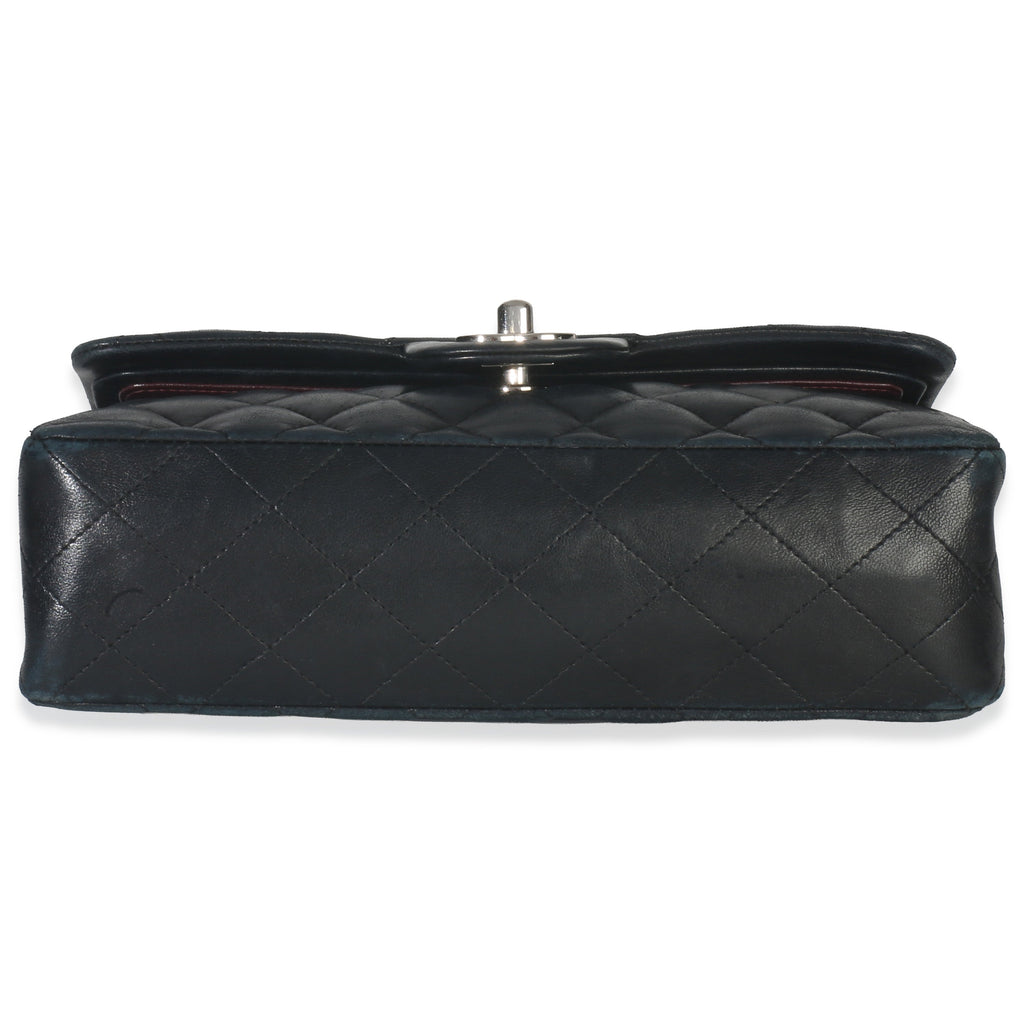 Black Quilted Lambskin Small Classic Double Flap Bag