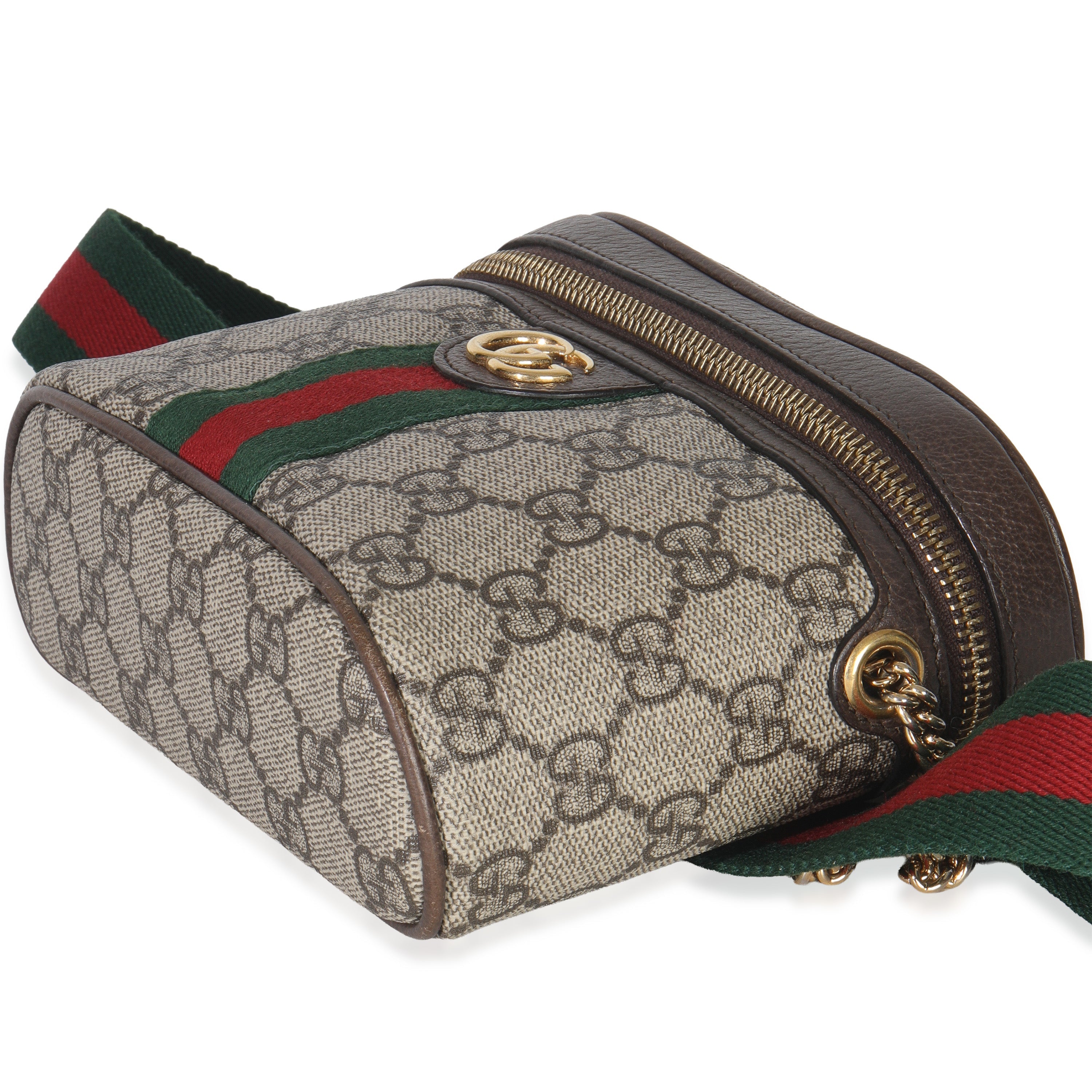 GG Coated Canvas Ophidia Small Chain Belt Bag