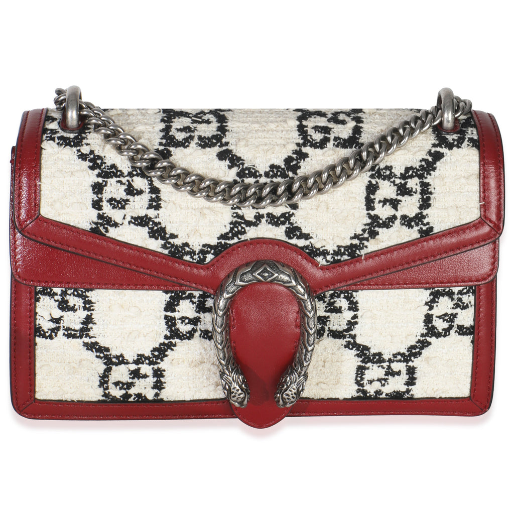 Multicolor GG Tweed Monogram Small Dionysus Bag