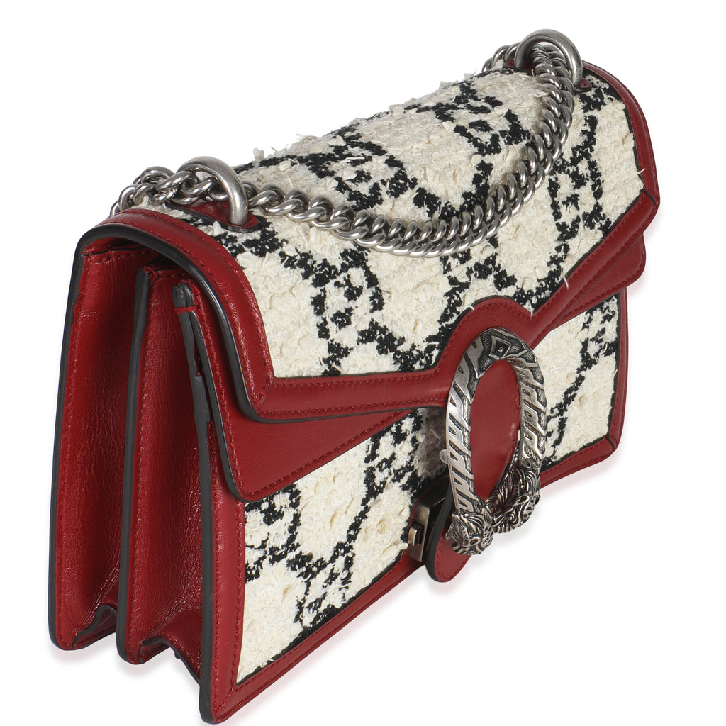 Multicolor GG Tweed Monogram Small Dionysus Bag