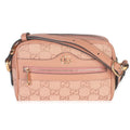 Pink GG Canvas Mini Ophidia Shoulder Bag