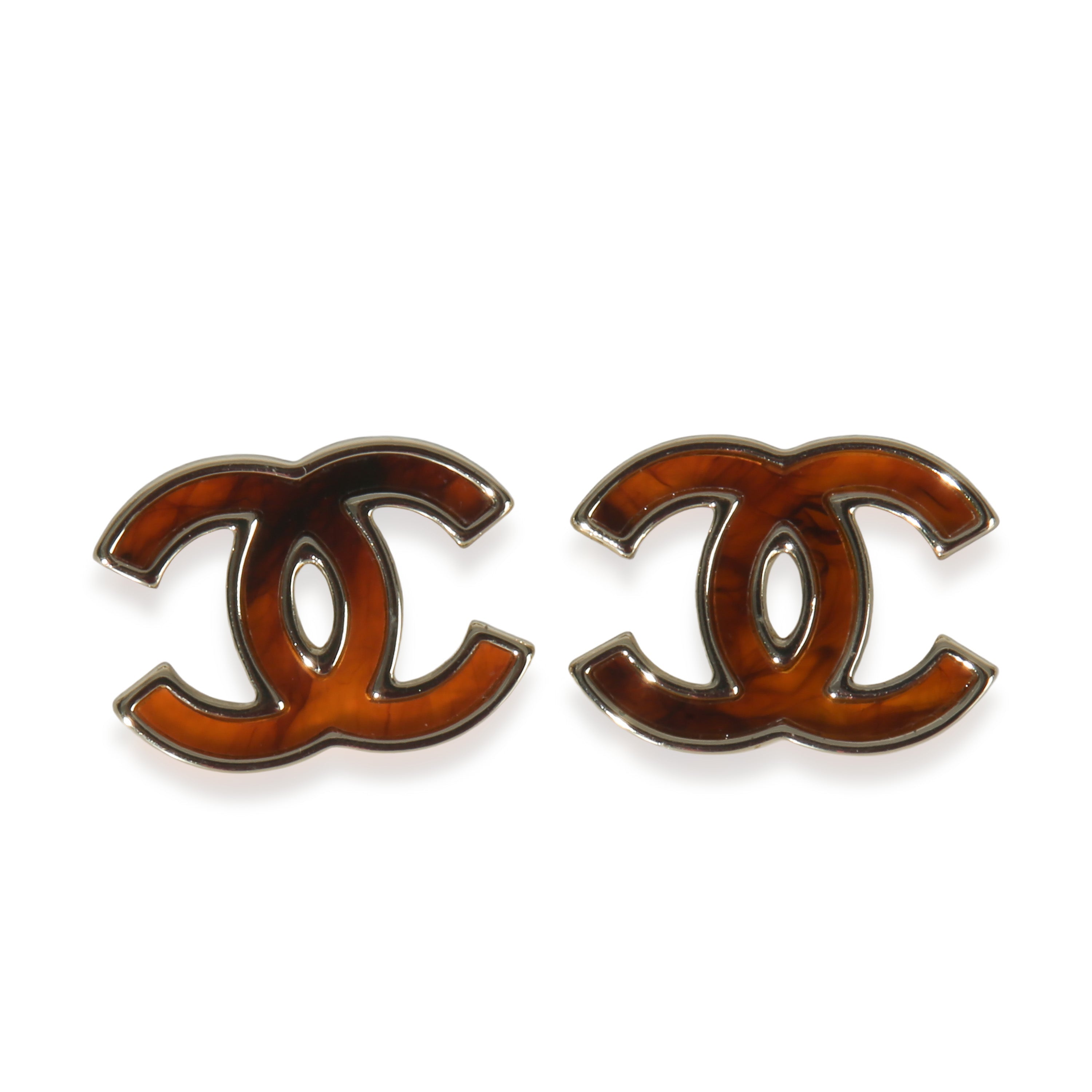 Gold-Plated  2023 Large CC Earrings