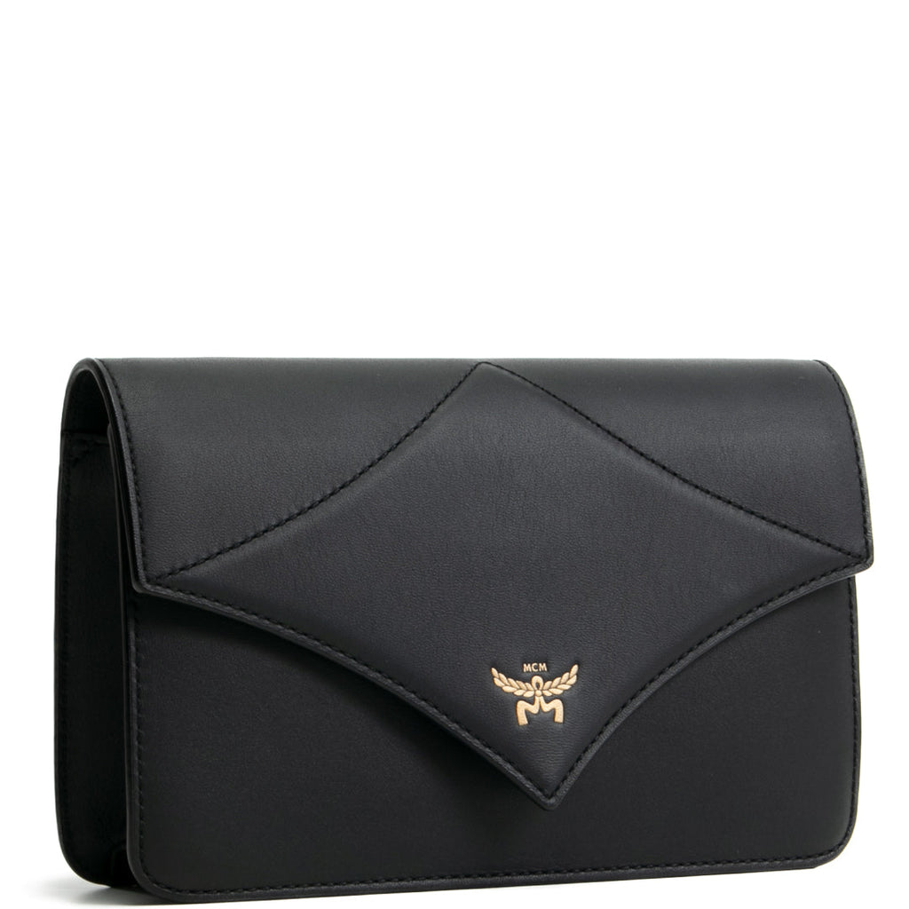 MCM Diamond Shoulder Bag - Black