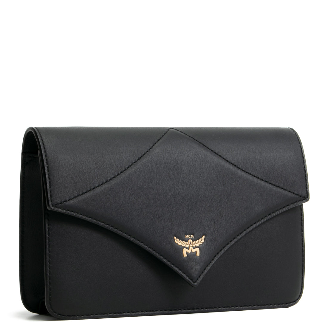 MCM Diamond Shoulder Bag - Black