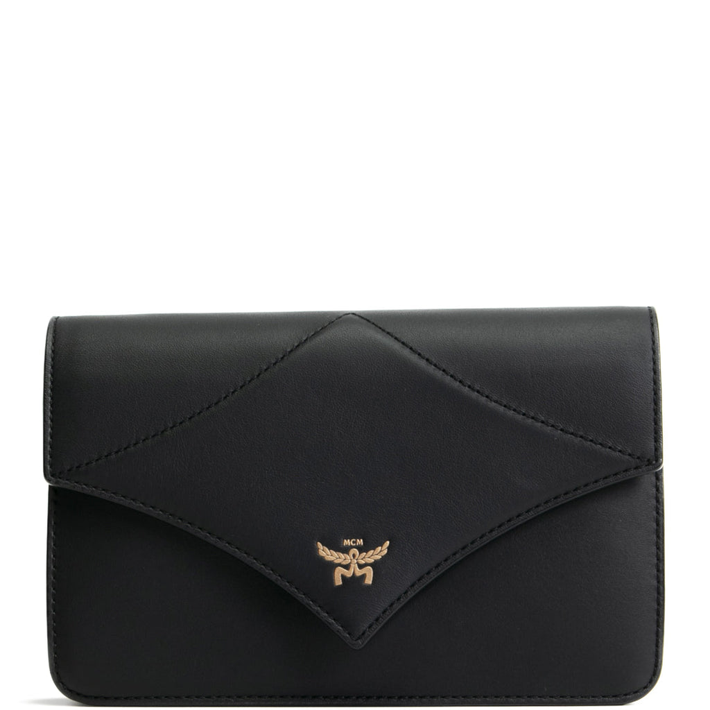 MCM Diamond Shoulder Bag - Black