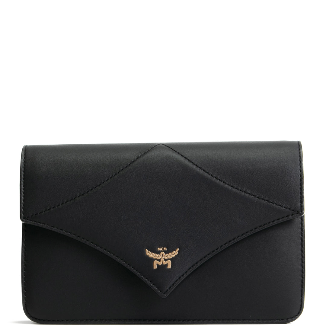 MCM Diamond Shoulder Bag - Black