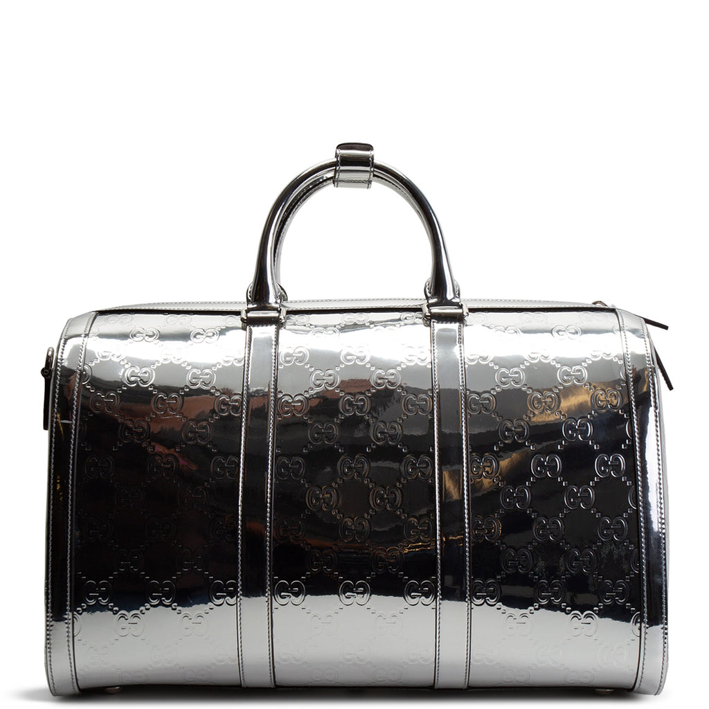 GUCCI Guccissima Medium Mirror Effect Duffle