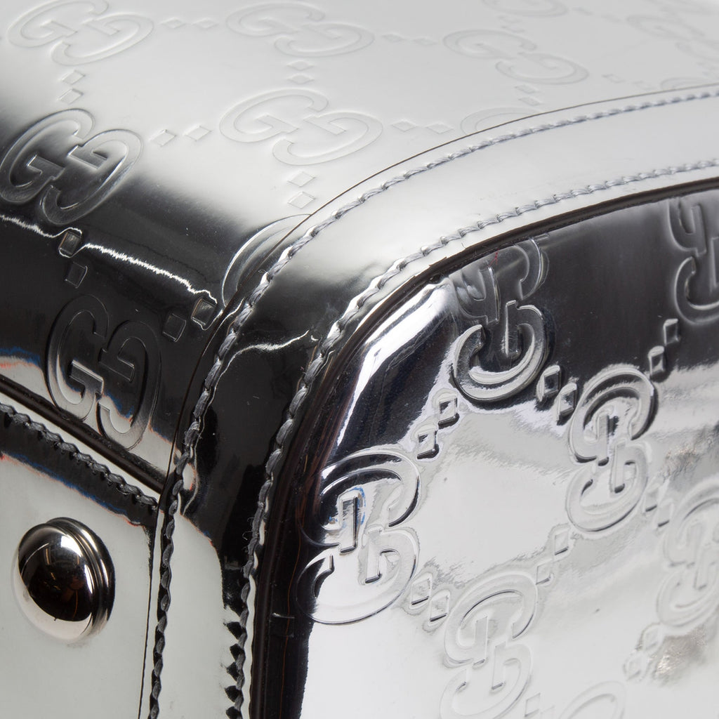 GUCCI Guccissima Medium Mirror Effect Duffle