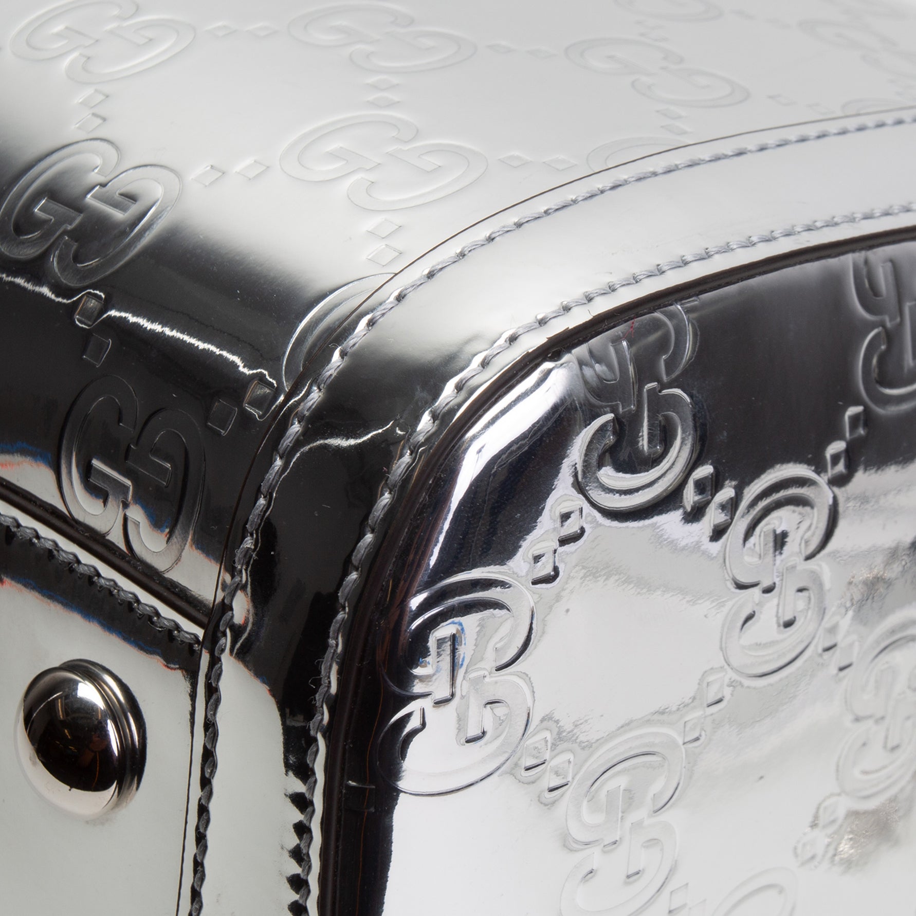 GUCCI Guccissima Medium Mirror Effect Duffle