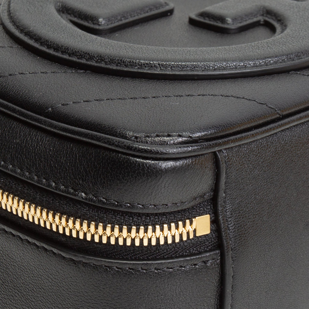 GUCCI Leather Blondie Top Handle - Black