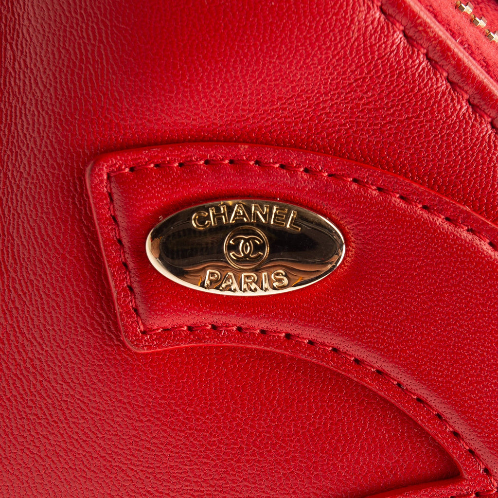 CHANEL CC Mania Double Waist Bag - Red