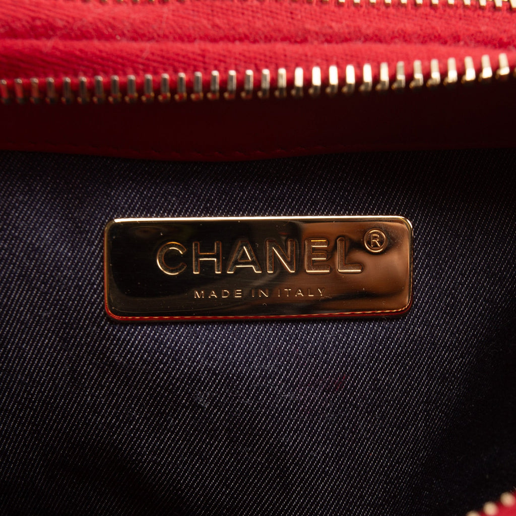 CHANEL CC Mania Double Waist Bag - Red