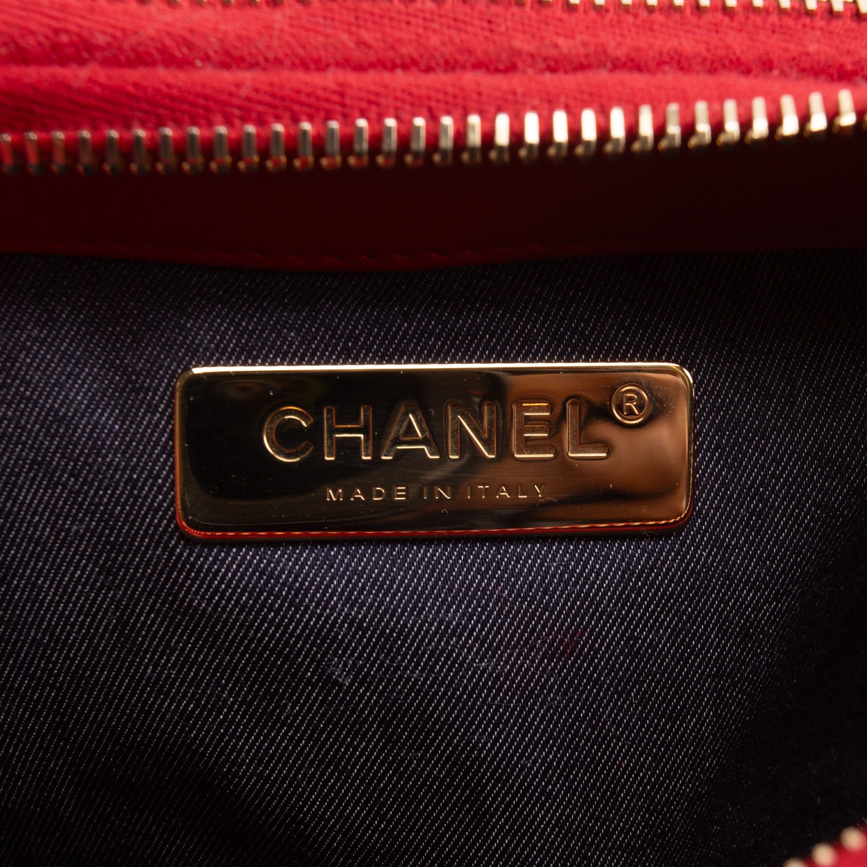 CHANEL CC Mania Double Waist Bag - Red
