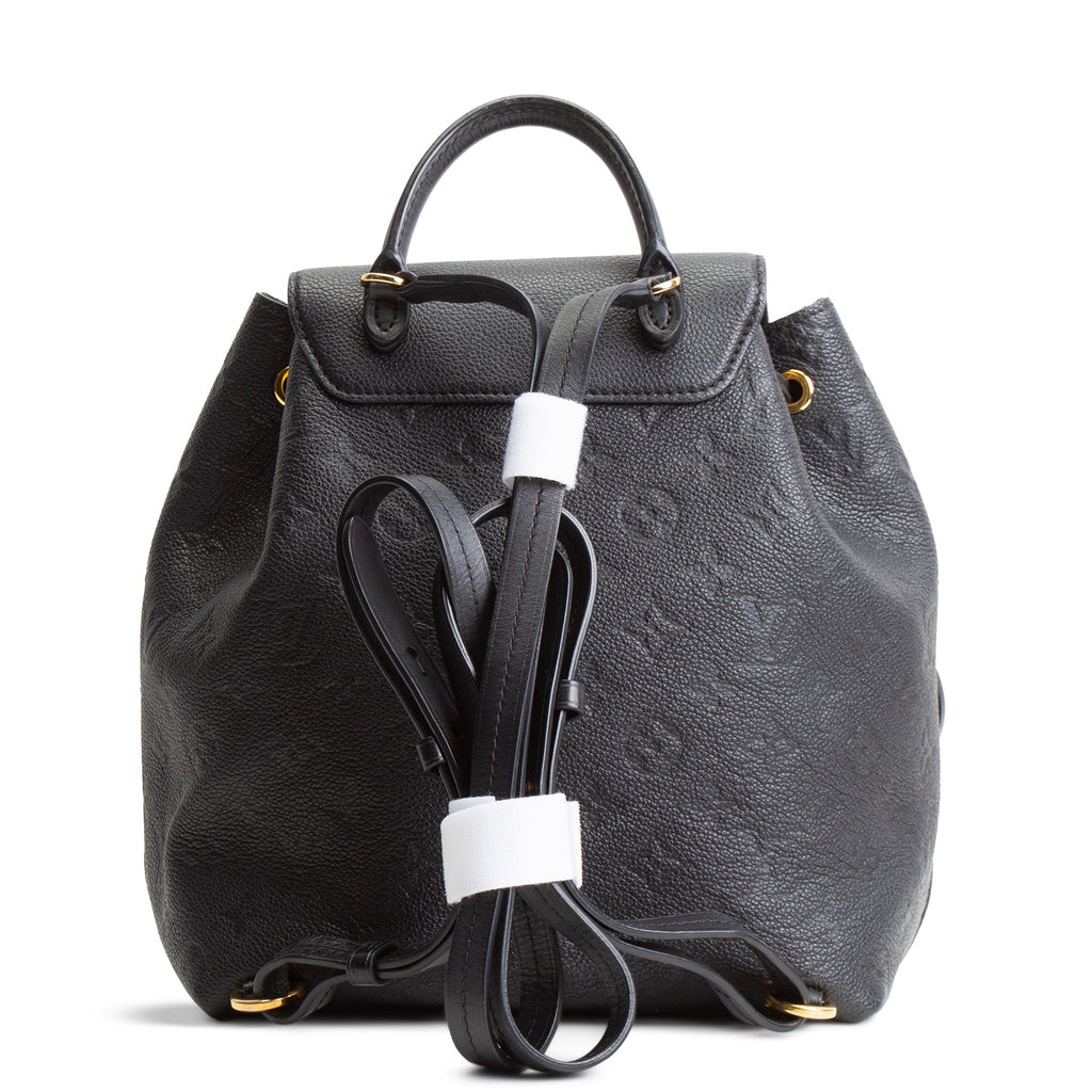 LOUIS VUITTON Monogram Empreinte Montsouris Backpack - Black