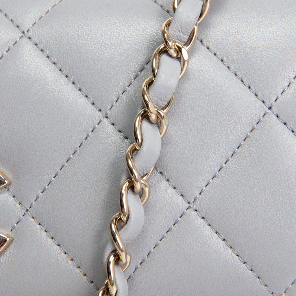 CHANEL Trendy CC Small Flap Bag - Light Grey