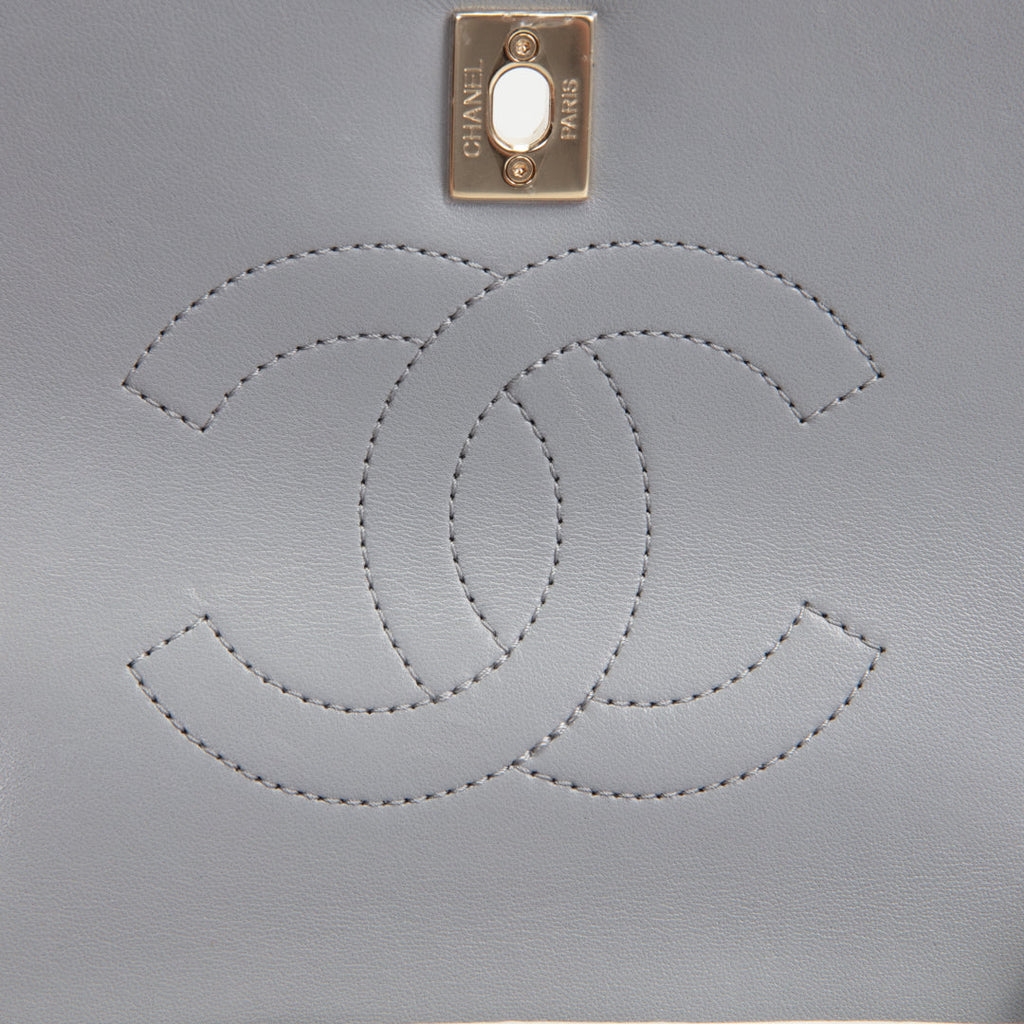 CHANEL Trendy CC Small Flap Bag - Light Grey