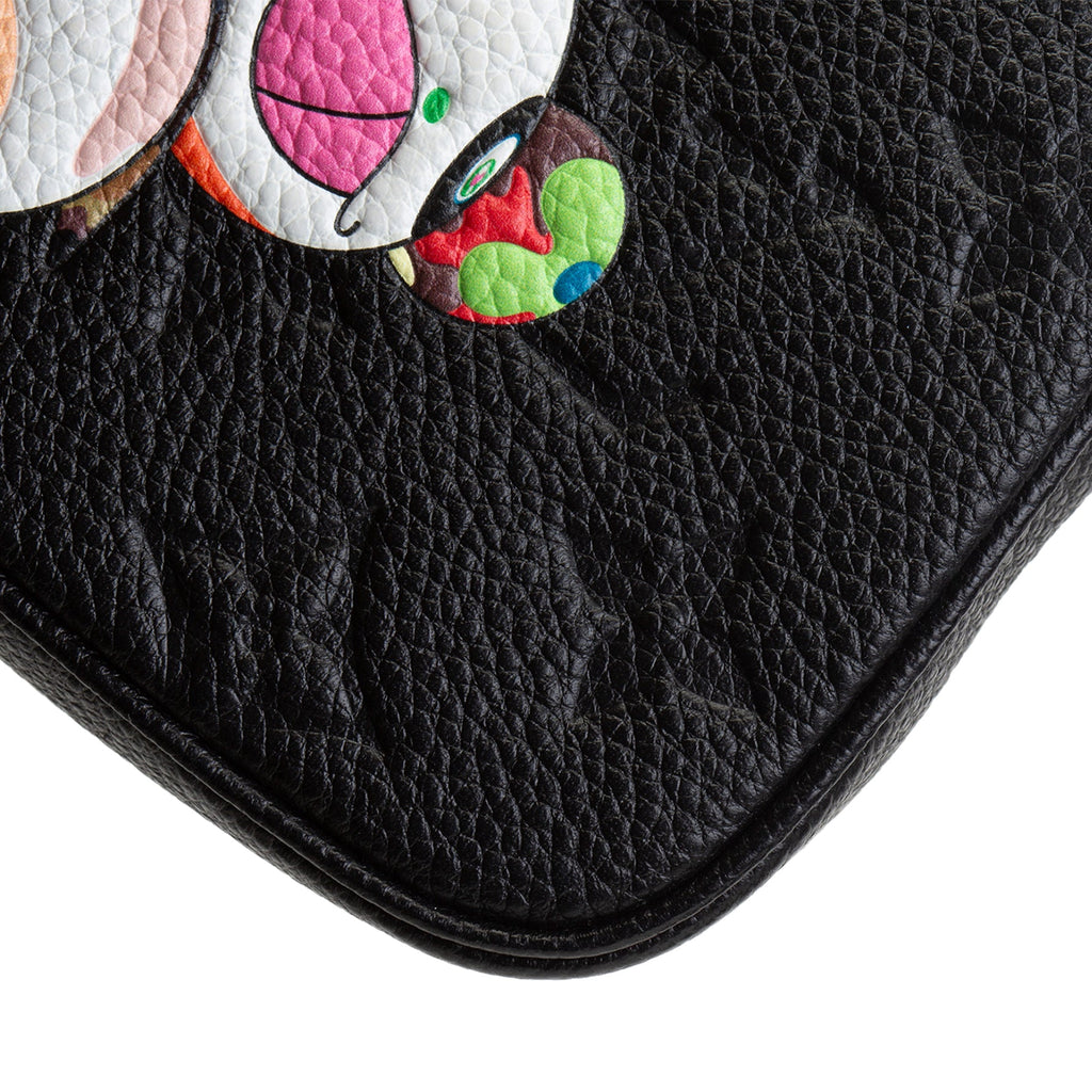 LOUIS VUITTON x Takashi Murakami Monogram Empreinte Panda Mini Pochette - Black