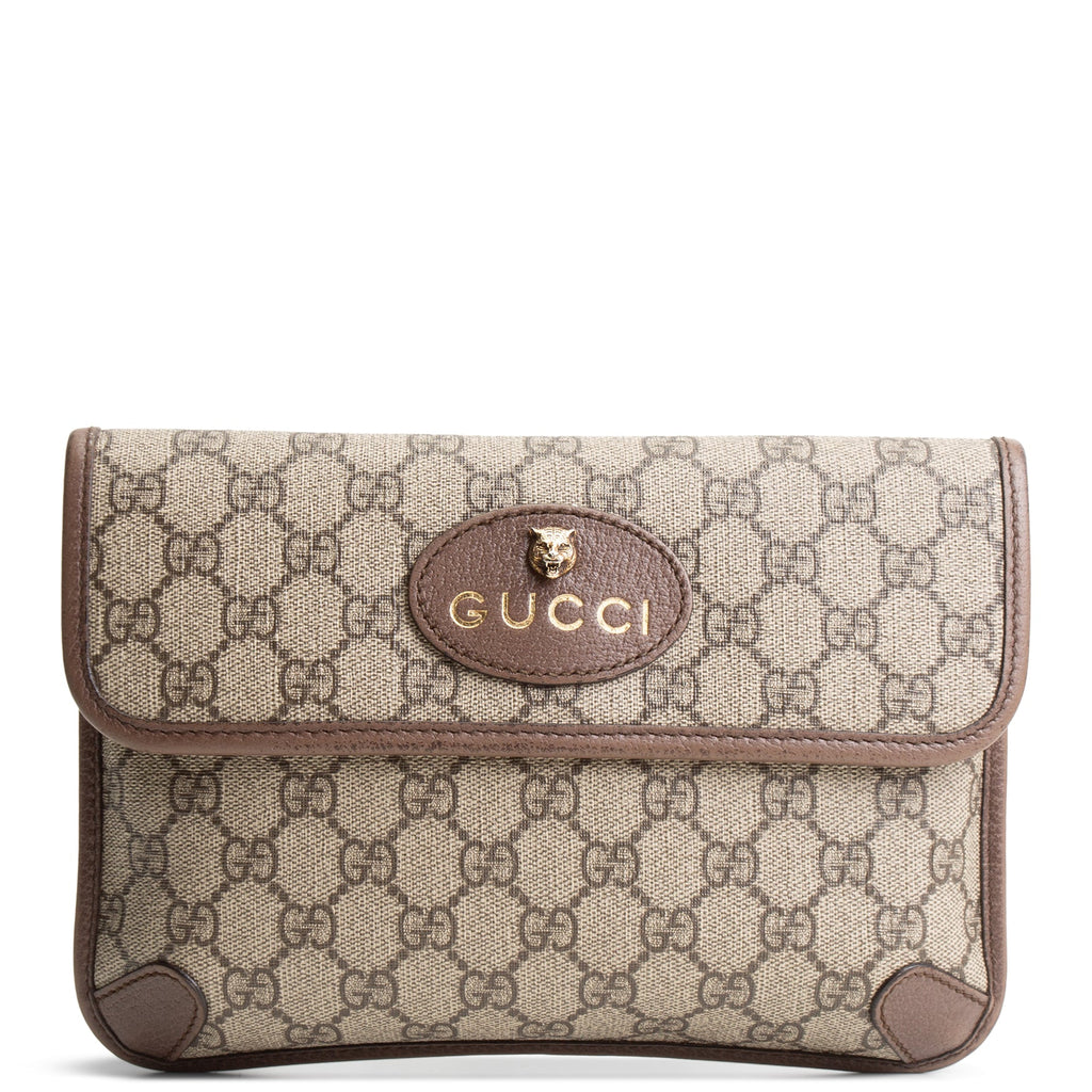 GUCCI Neo Vintage Web Belt Bag Brown