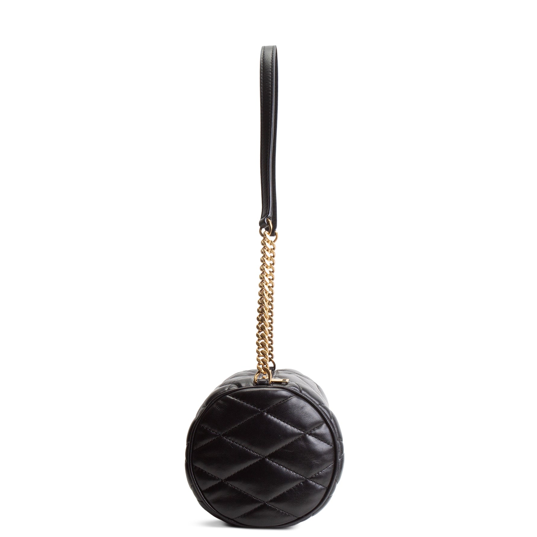 SAINT LAURENT Medium Sade Tube Bag - Black