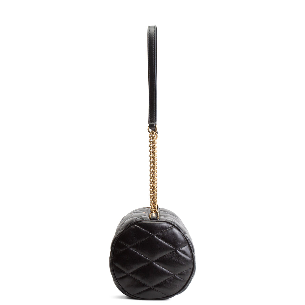 SAINT LAURENT Medium Sade Tube Bag - Black