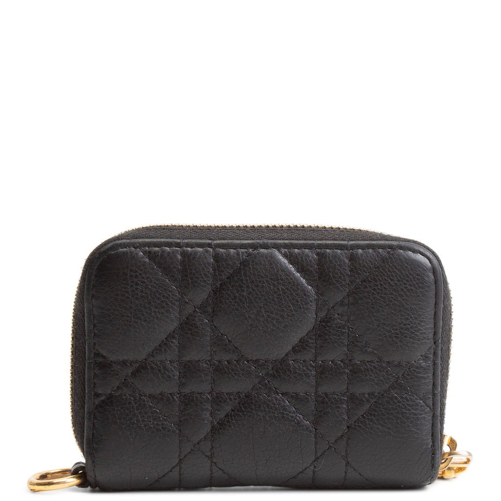 DIOR Cannage Leather Small Wallet